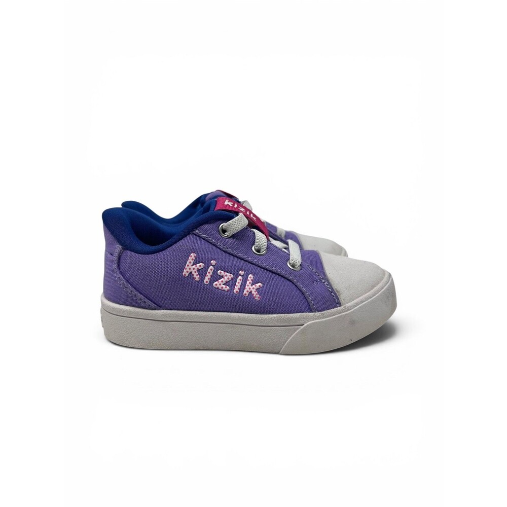 Kizik Brewster Kids Toddler 8C Purple White Sneakers